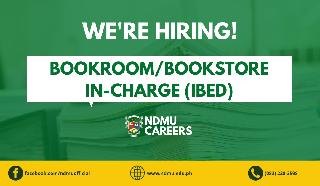 BOOKROOM/BOOKSTORE IN-CHARGE (IBED)
